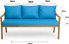 Gartenkissen Set blau – 160x50 + 3x50x56 cm Gartenkissen Produktbild-Vorschau 3