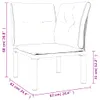 vidaXL 5-tlg. Garten-Lounge-Set Schwarz und Grau Poly Produktbild-Vorschau 15