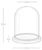 Dekoglocke mit Glassturz AURA, 30 cm Produktbild-Vorschau 9