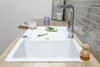 Küchenspüle Einbauspüle Spülbecken Granitspüle 86 x 50 Weiß Produktbild-Vorschau 4