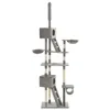 vidaXL Cat Cat Tree Sisal 230 - 260 cm Grey Náhled obrázku produktu 2