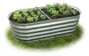 Aiuola rialzata Relaxdays, metallo zincato, fiori, piante e Anteprima dell’immagine prodotto 7