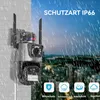 Überwachungskameras, 340°-WLAN-Dual-Kamera, 90° Produktbild-Vorschau 4