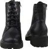 Two views of a black leather boot. Anteprima dell’immagine prodotto