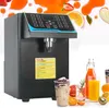 A fructose quantitative machine is shown with various drinks and fruits around it, suggesting its use in a beverage setting. Náhled obrázku produktu