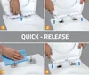 Aqua Bagno WC-Sitz Zero, D-Form weiß.  Duroplast, Produktbild-Vorschau 4
