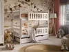 FURNLUX Bunk Bed Monika Weiss 90x200cm / Hauptfarbe: Weiß / Produktbild-Vorschau 2