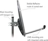 Satellitenschüssel Stahl Hellgrau/Rot/Anthrazit 75 cm, Produktbild-Vorschau 4