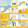 COSTWAY Kinderspeelset met glijbaan, klimrek, schommel, Productafbeelding-voorbeeld 4