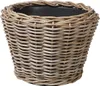 VAN DER LEEDEN DRYPOT® Rattan Pflanzkübel Grau Ø 43 cm - Produktbild-Vorschau 2