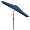 Ombrellone con palo in metallo 300x200 cm azzurro Anteprima dell’immagine prodotto 8