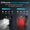 Kit d'éclairage vélo Inlustro LED 500 lumens, rechargeable Voir les images du produit 2