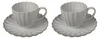 Bricard Paris Espressoset 4-teilig – 2 Tassen + 2 Produktbild-Vorschau 1