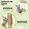 COSTWAY škrabadlo 110 cm, s polstrovaným sedadlom, skákacia Náhľad obrázku produktu 4