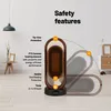 A heater is shown in a room with text highlighting its safety features. Anteprima dell’immagine prodotto