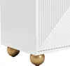 Credenza Merax con 4 ante incise, cassettiera con ripiani Anteprima dell’immagine prodotto 8