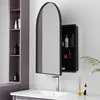Zimilo Arched Badezimmerspiegelschrank, Wandspiegel mit Produktbild-Vorschau 3