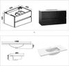 Waschtisch mit Unterschrank 100cm Alast Badmöbel Set Produktbild-Vorschau 8