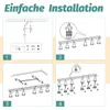 ZMH LED Deckenleuchte Weiß 6 Flammig Deckenlampe GU10 Produktbild-Vorschau 6