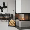 Stojan na drevo Krbový držiak na drevo Čierny kov Loft Náhľad obrázku produktu 10