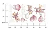 Muralo Wandsticker für Kinder kleine Bären Teddybären Produktbild-Vorschau 4