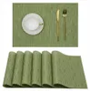 Abwaschbare Tischsets 6er Set, Gewebte Platzsets Abwaschbar Produktbild-Vorschau 1