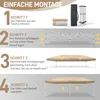 FCH Gazebo pieghevole 3x 6 m, gazebo pop-up con 6 pareti Anteprima dell’immagine prodotto 2