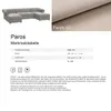 Beige Ohrensessel aus Velours Falco Sessel mit Holzbeine Produktbild-Vorschau 7