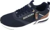 A single blue sneaker is shown from a side-diagonal angle against a white background. Produktbild-Vorschau