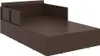 vidaXL Sonnenliege mit Kissen Braun 182x118x63 cm Poly Produktbild-Vorschau 7