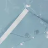 Close-up of a light blue fabric with a white floral pattern and a white velcro strip along the edge. Anteprima dell’immagine prodotto