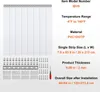 Průhledný PVC pásový závěs, odolný vůči teplotám, snadná Náhled obrázku produktu 2