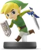 A figurine of Toon Link from The Legend of Zelda series, holding a sword and shield. Produktbild-Vorschau