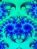 PSYWORK Schwarzlicht Stoffposter Neon "Fractal Wonderland Produktbild-Vorschau 4
