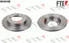 2 Bremsscheiben Hinterachse voll Ø 260 mm 10 mm FTE für Produktbild-Vorschau 1