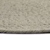 vidaXL Tischsets 6 Stk. Grau 38 cm Rund Baumwolle Produktbild-Vorschau 2
