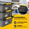 MONZANA® 2x Aufbewahrungsbox 30L mit Deckel 40kg belastbar Produktbild-Vorschau 7
