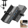 USB-C Hub 4-Port USB 3.0 mit Monitor-Klemme, 5Gbps Produktbild-Vorschau 1