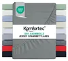 Komfortec jersey prestieradlo 90x200 cm, 100% bavlna, sivé Náhľad obrázku produktu 8