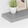 vidaXL Plovoucí nástěnné police 2 ks. Šedá 60x23,5x3,8cm Náhled obrázku produktu 4