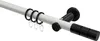 Interdeco Gardinenstange / Vorhangstange Weiß / Schwarz, Produktbild-Vorschau 1