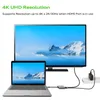 Type C USB 3.1 Auf USB-C HDMI 4K USB 3.0 HUB Kabel Digital Podgląd zdjęcia produktu 8