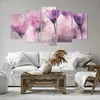 Bild auf Leinwand - Leinwandbild - 5 Teile - Blumen Rosa Produktbild-Vorschau 6