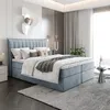Bett Boxspringbett LUNA ohne Topper mit Bettkästen - Produktbild-Vorschau 1