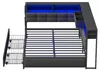 UnboxG Polsterbett 140x200 cm Grau, Doppelbett aus Produktbild-Vorschau 12