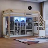 Łóżko piętrowe o wymiarach 90 x 200 cm z szafą, schowkiem, Podgląd zdjęcia produktu 20