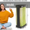 Müllsackständer mit Deckel bis 120l (1 Stück, schwarz) Produktbild-Vorschau 4