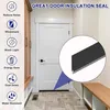 100cm Zugluftstopper Schwarz Dichtungsband für Türen, Produktbild-Vorschau 3