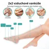 Masážny prístroj na nohy a lýtka IKARE – vzduchová Náhľad obrázku produktu 5