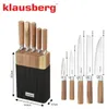 Klausberg Ensemble de couteaux dans un bloc en acacia 63932 Voir les images du produit 6